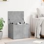Voir la diapositive 3 : VIDAXL Boîte de rangement gris beton 60x42x46 cm bois d'ingenierie