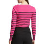 Voir la diapositive 2 : MORGAN Pull Noir/Rose Femme Morgan Jauge
