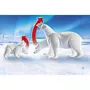 PLAYMOBIL 9056 - Action - Explorer avec ours polaires 