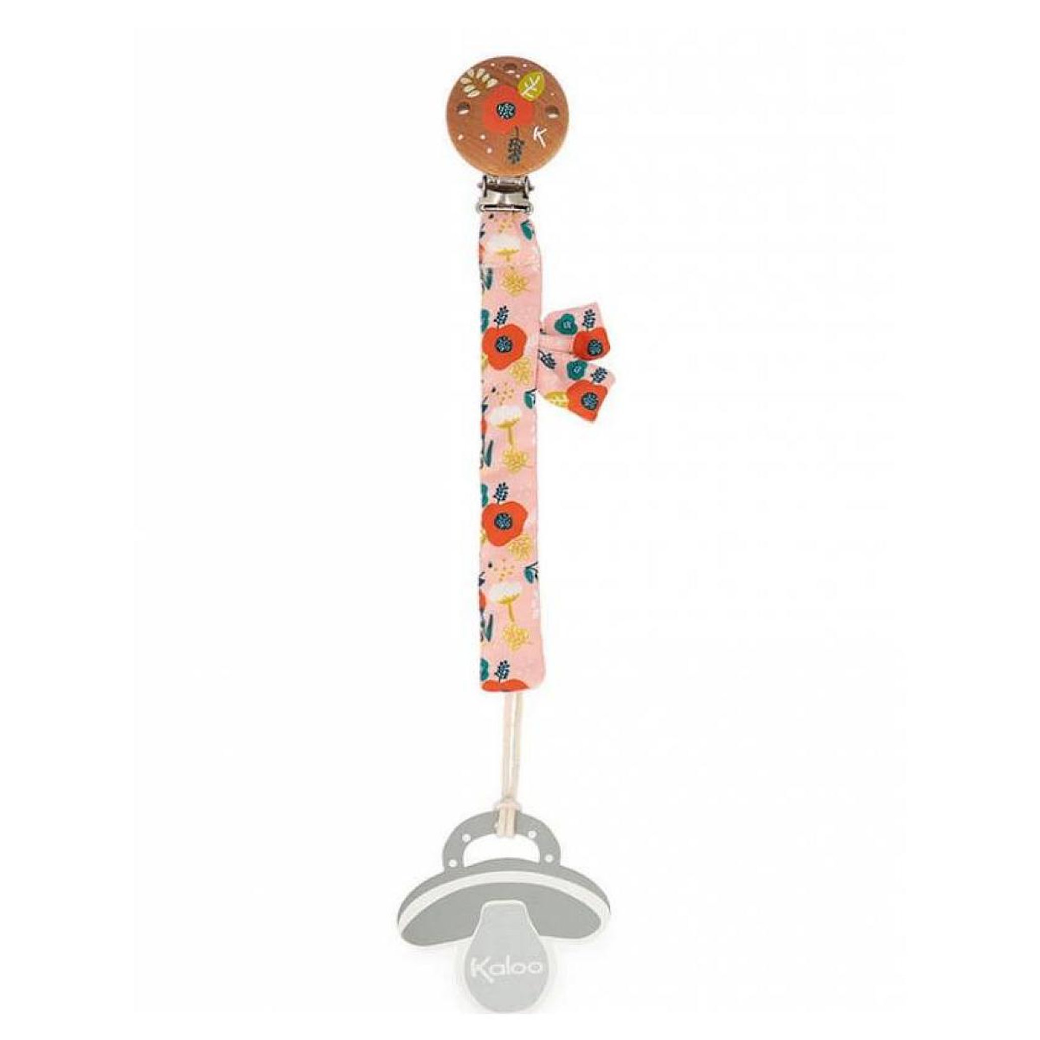 Voir la diapositive 2 : Kaloo Attache tetine coquelicot