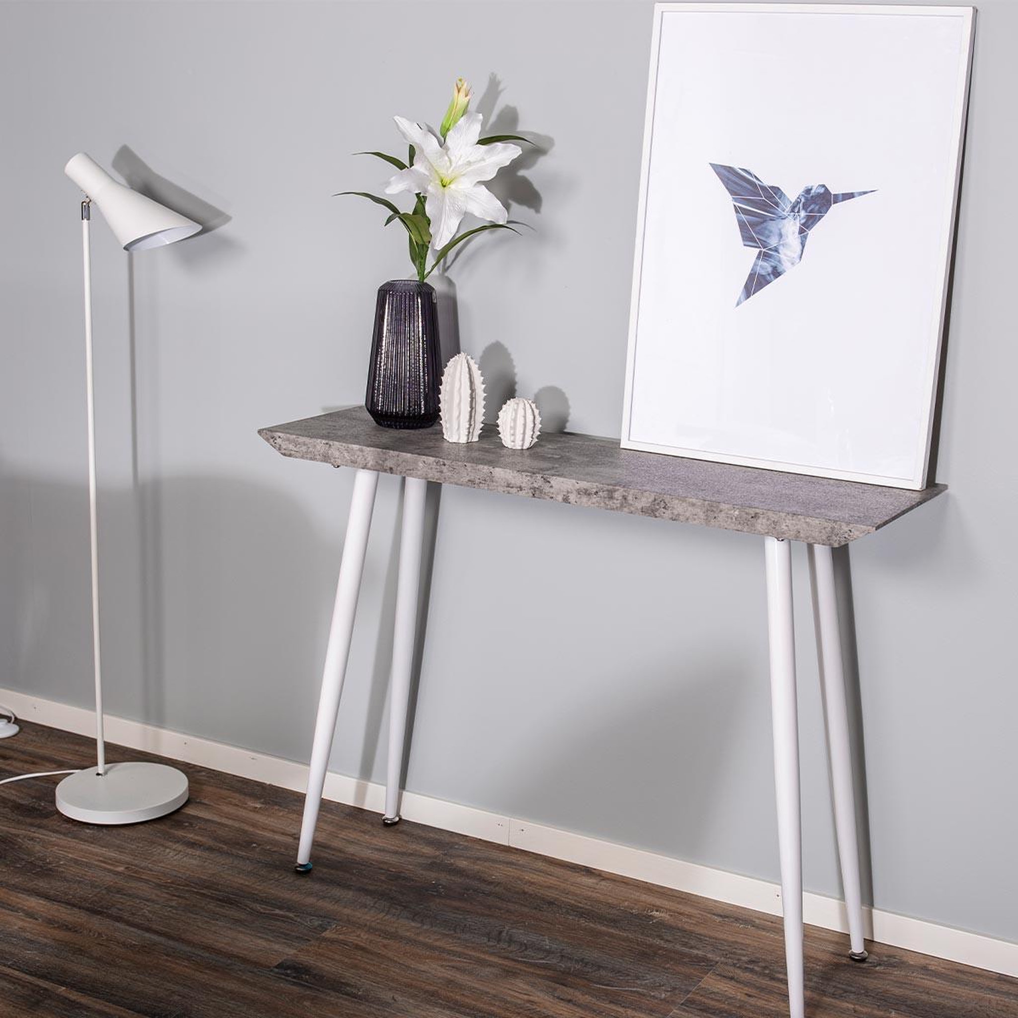 Voir la diapositive 4 : Paris Prix Console design  edge  110cm blanc