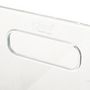 Voir la diapositive 2 :  Panier de Rangement  Selena  15x31cm Transparent