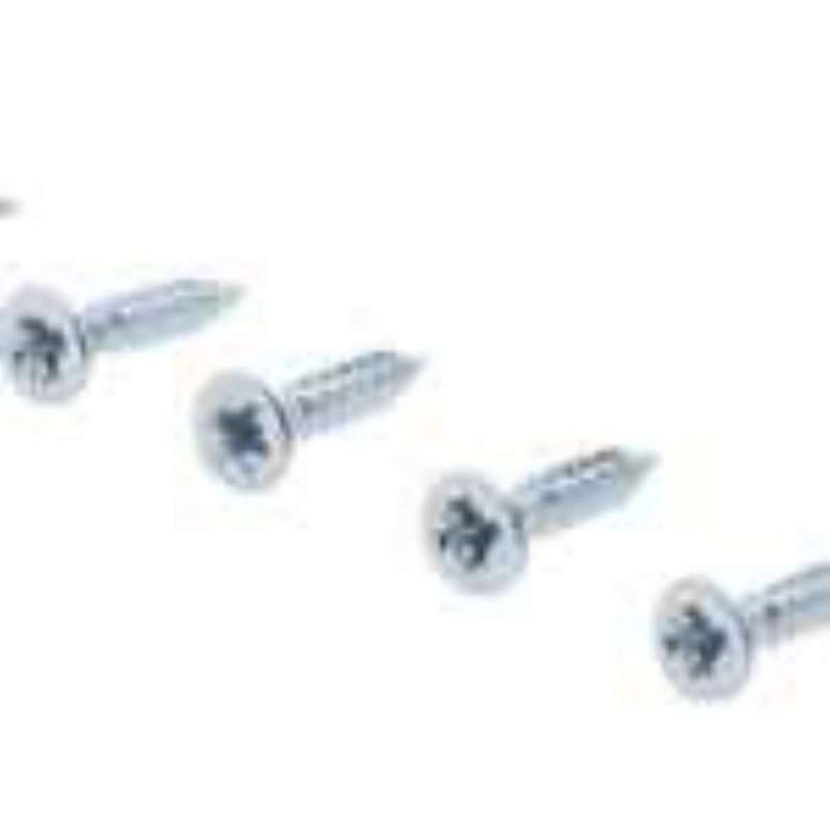  Vis à bois tête fraisée PZ zinguée Vissal filet total 4x20 mm  x25 vis