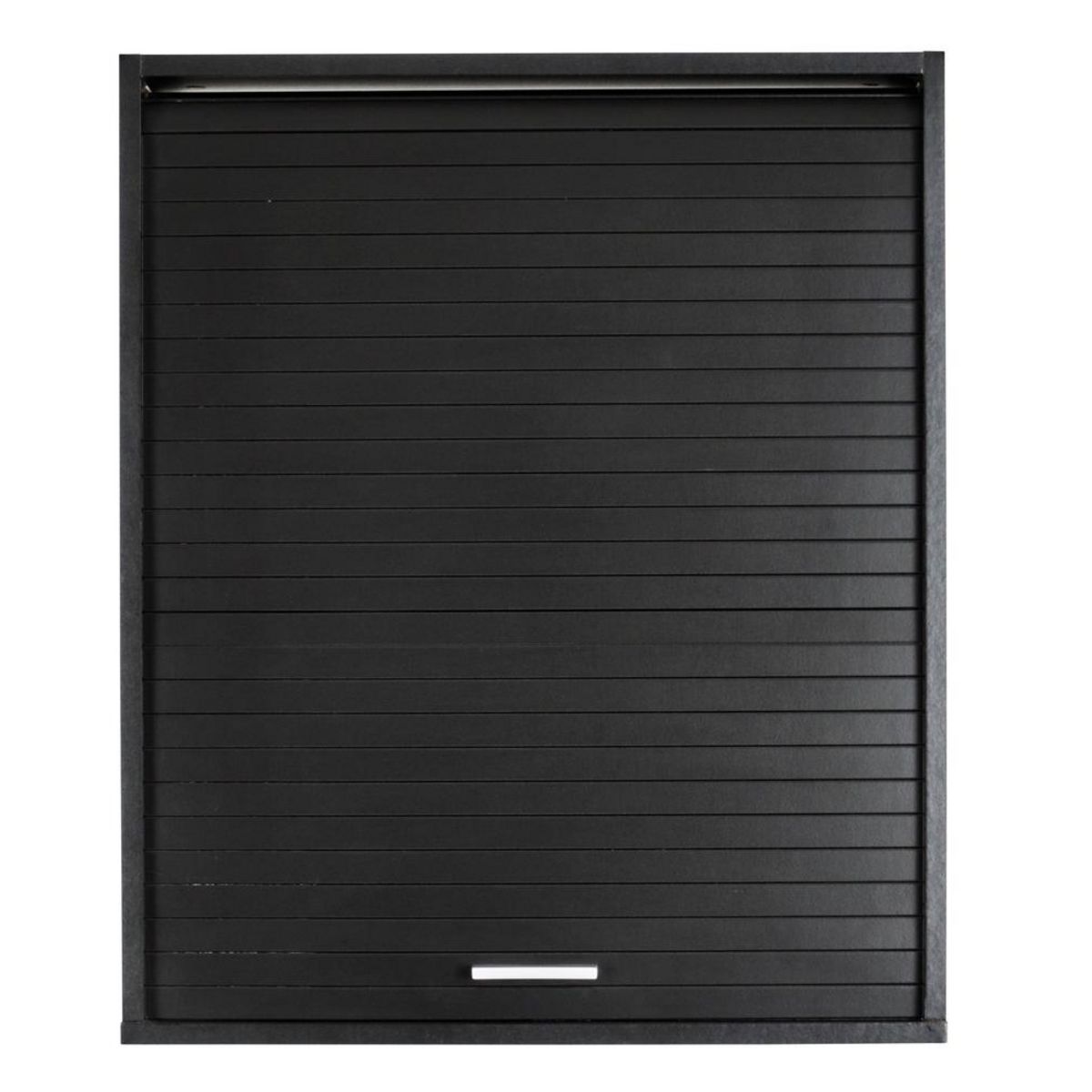 Rangement de cuisine à rideau coloris noir L60 cm - COOKING