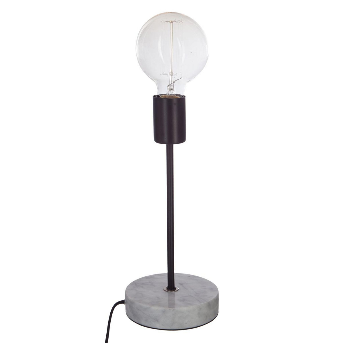 ATMOSPHERA Lampe en métal Contempo - H. 30 cm - Noir