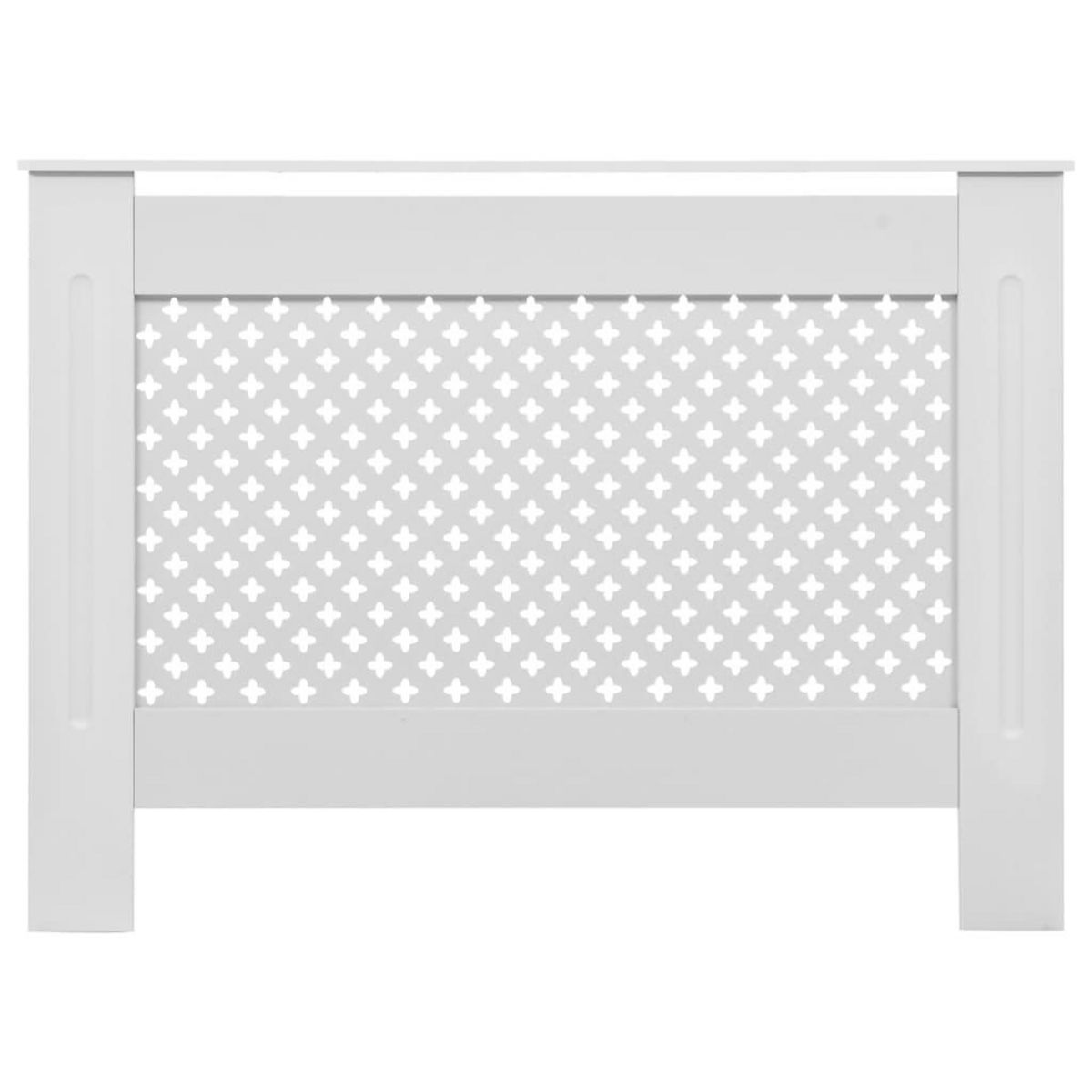 VIDAXL Cache-radiateurs 2 pcs Blanc 112x19x81,5 cm MDF