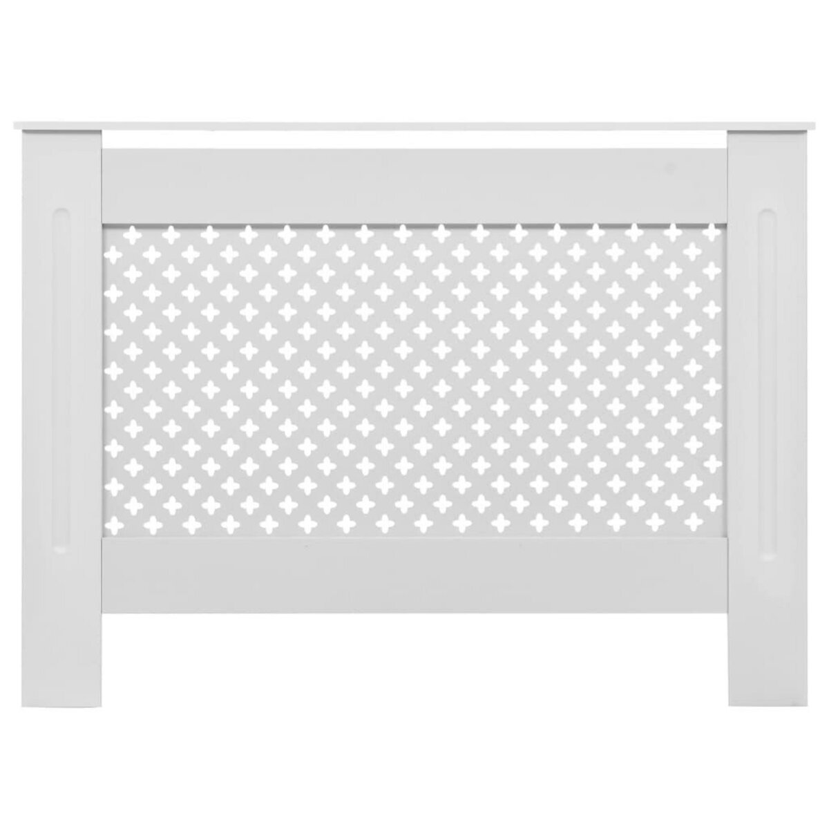 VIDAXL Cache-radiateurs 2 pcs Blanc 112x19x81,5 cm MDF