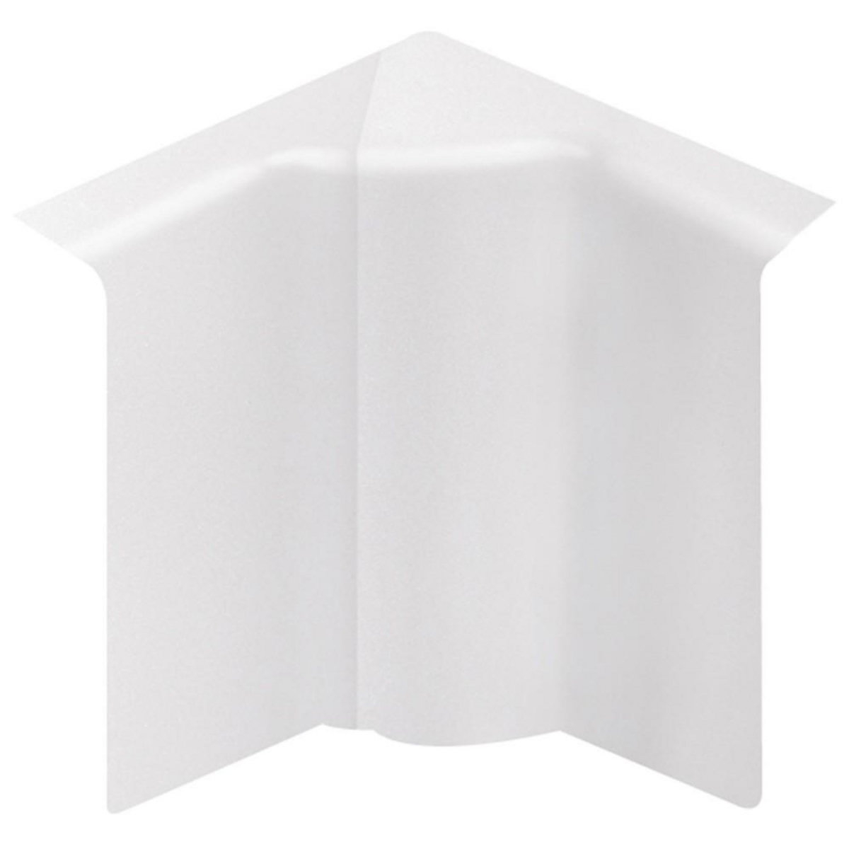 CENTRALE BRICO Angle intérieur blanc pour plinthe, H.8 x P.2 cm