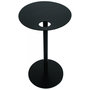 Voir la diapositive 3 : Paris Prix Table d'Appoint Ovale en Métal  Melisa  45cm Noir