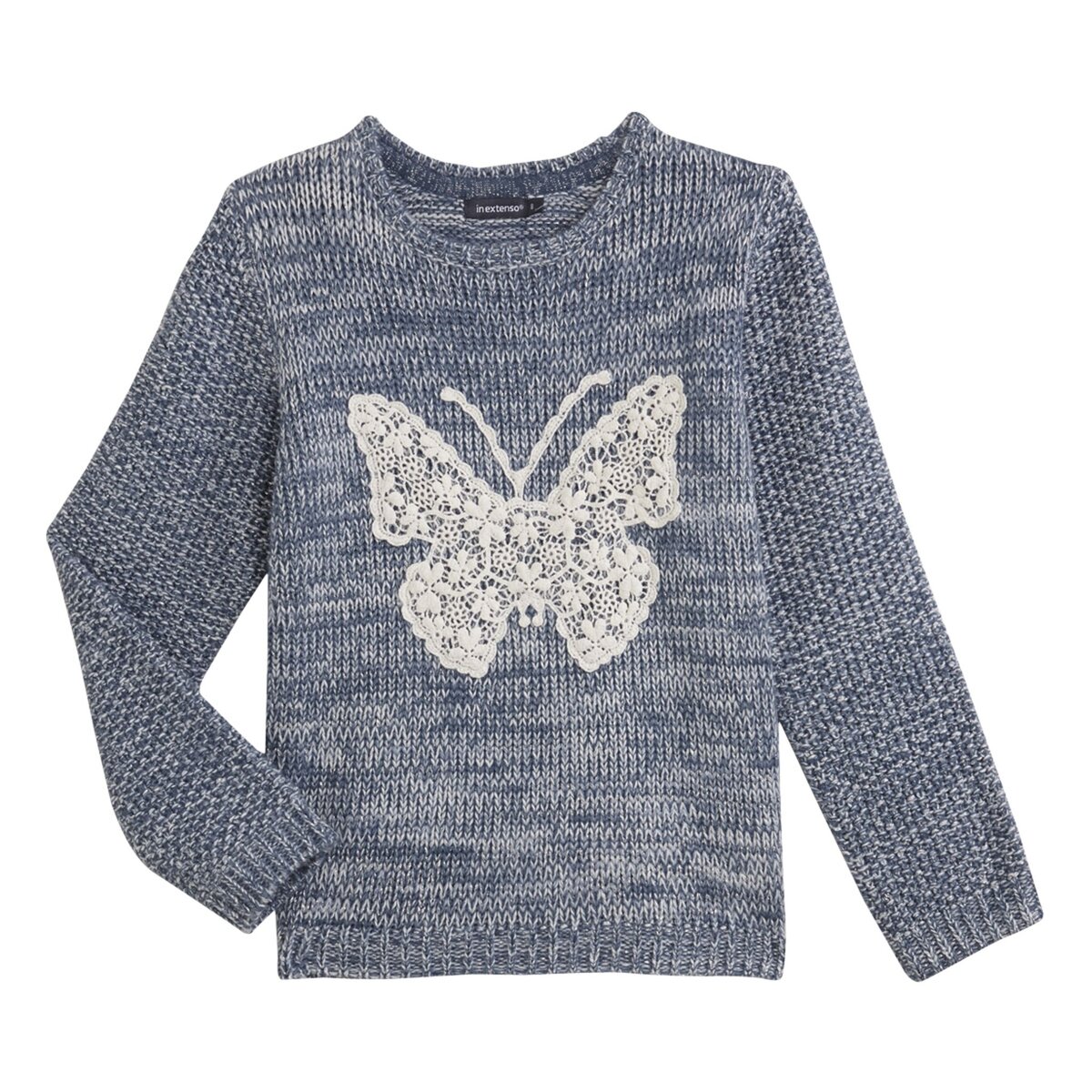 IN EXTENSO Pull motif papillon Fille