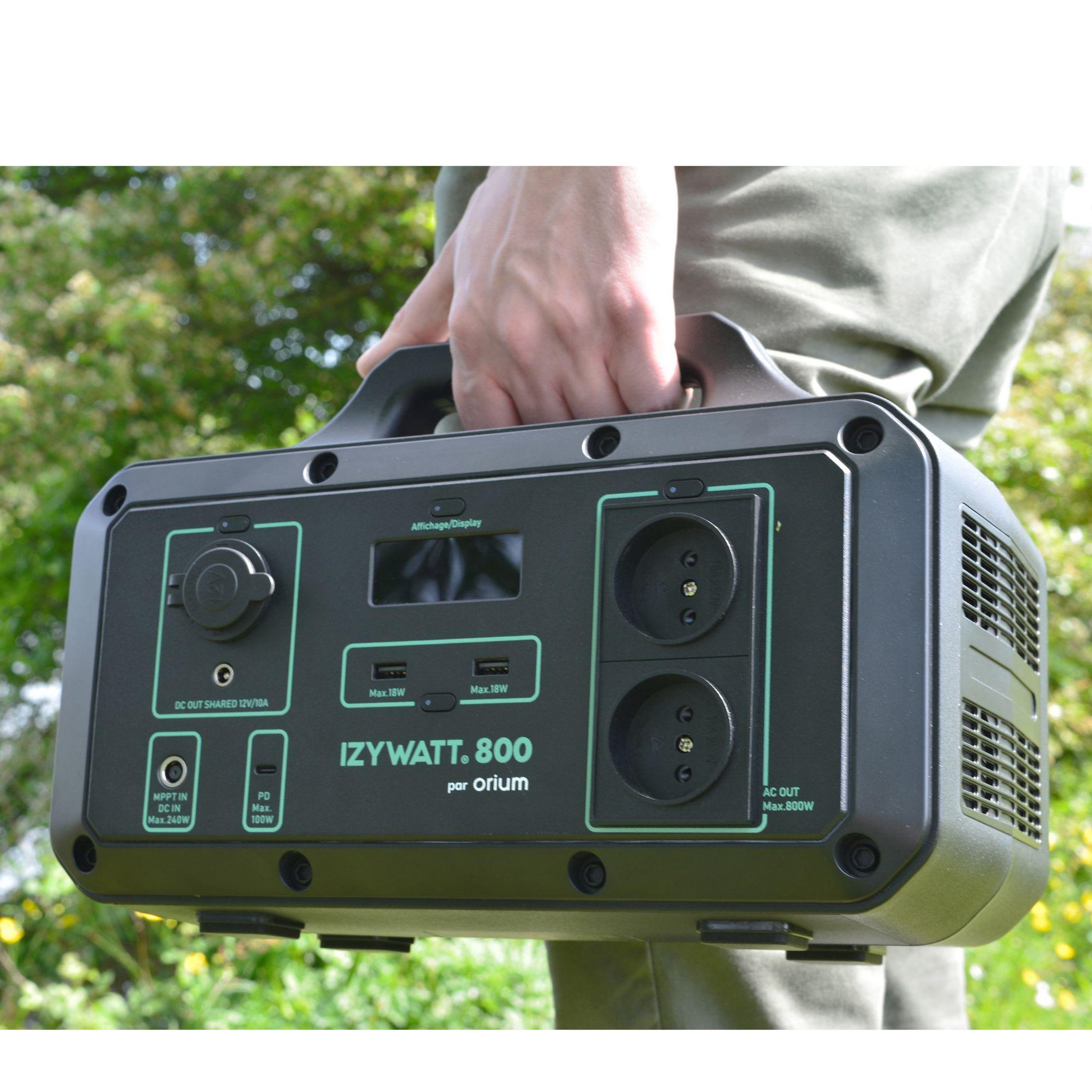Voir la diapositive 3 : Orium Station énergie portable izywatt 800 LFP Orium