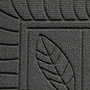 Voir la diapositive 2 : Paris Prix Tapis d'Entrée  Feuilles  45x75cm Gris