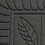 Voir la diapositive 2 : Paris Prix Tapis d'Entrée  Feuilles  45x75cm Gris