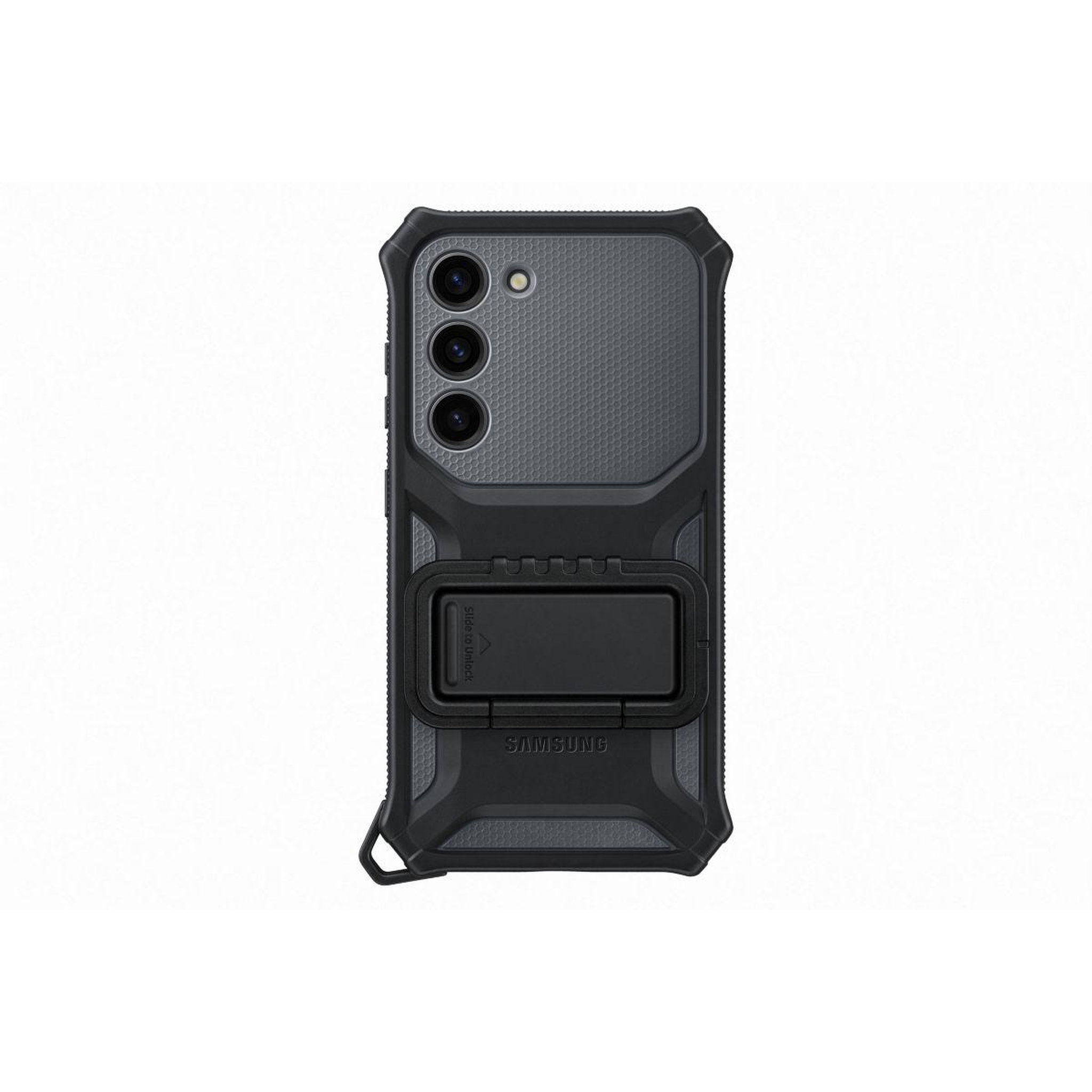 Voir la diapositive 2 : Samsung Coque s23  renforcee support amovible gri