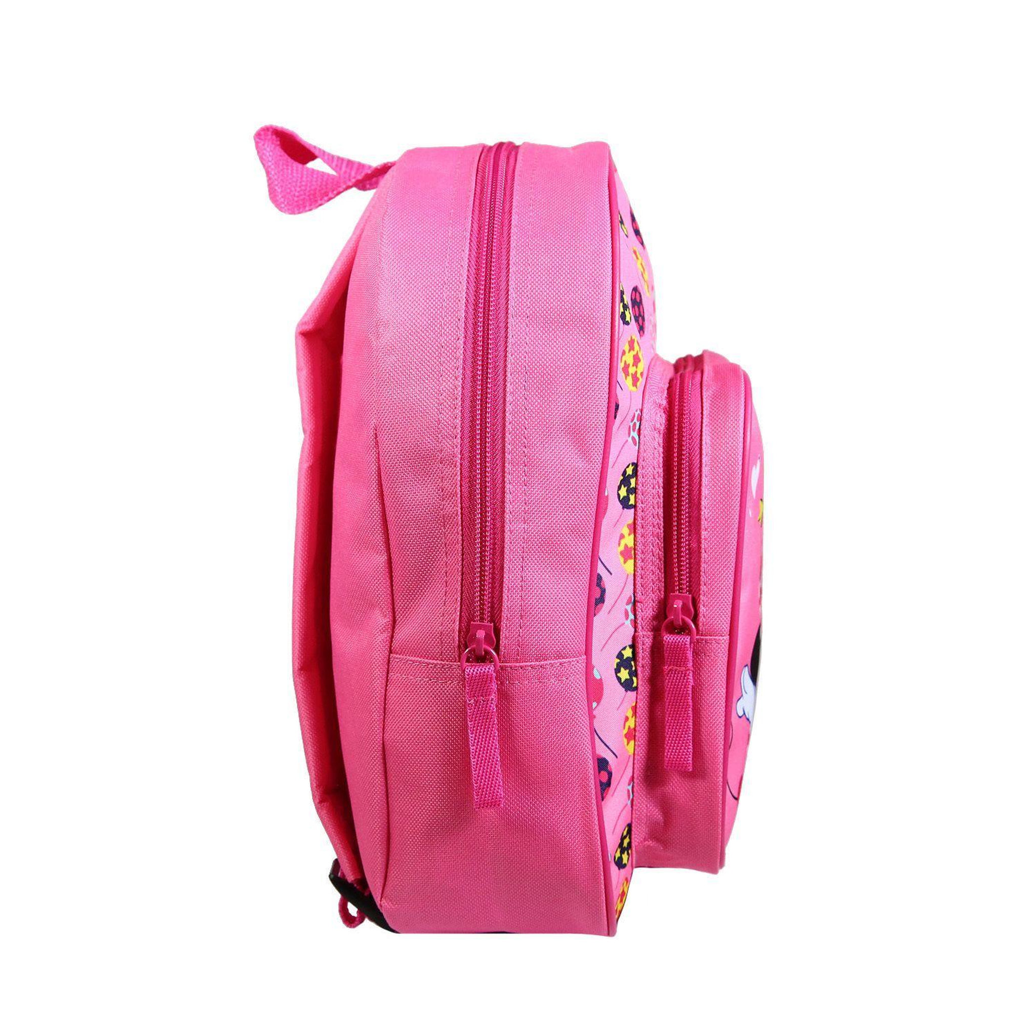 Voir la diapositive 3 : Bagtrotter BAGTROTTER Sac à dos 31 cm avec poche maternelle  Disney Minnie Rose Fun