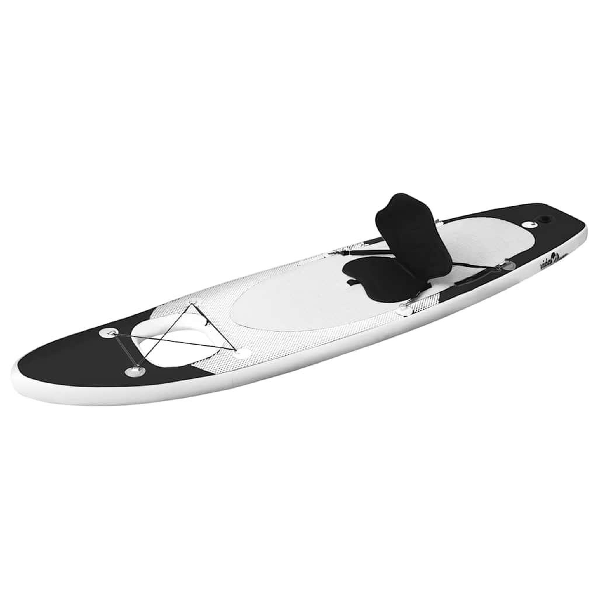 Voir la diapositive 2 : VIDAXL Ensemble de planche SUP gonflable Noir 330x76x10 cm