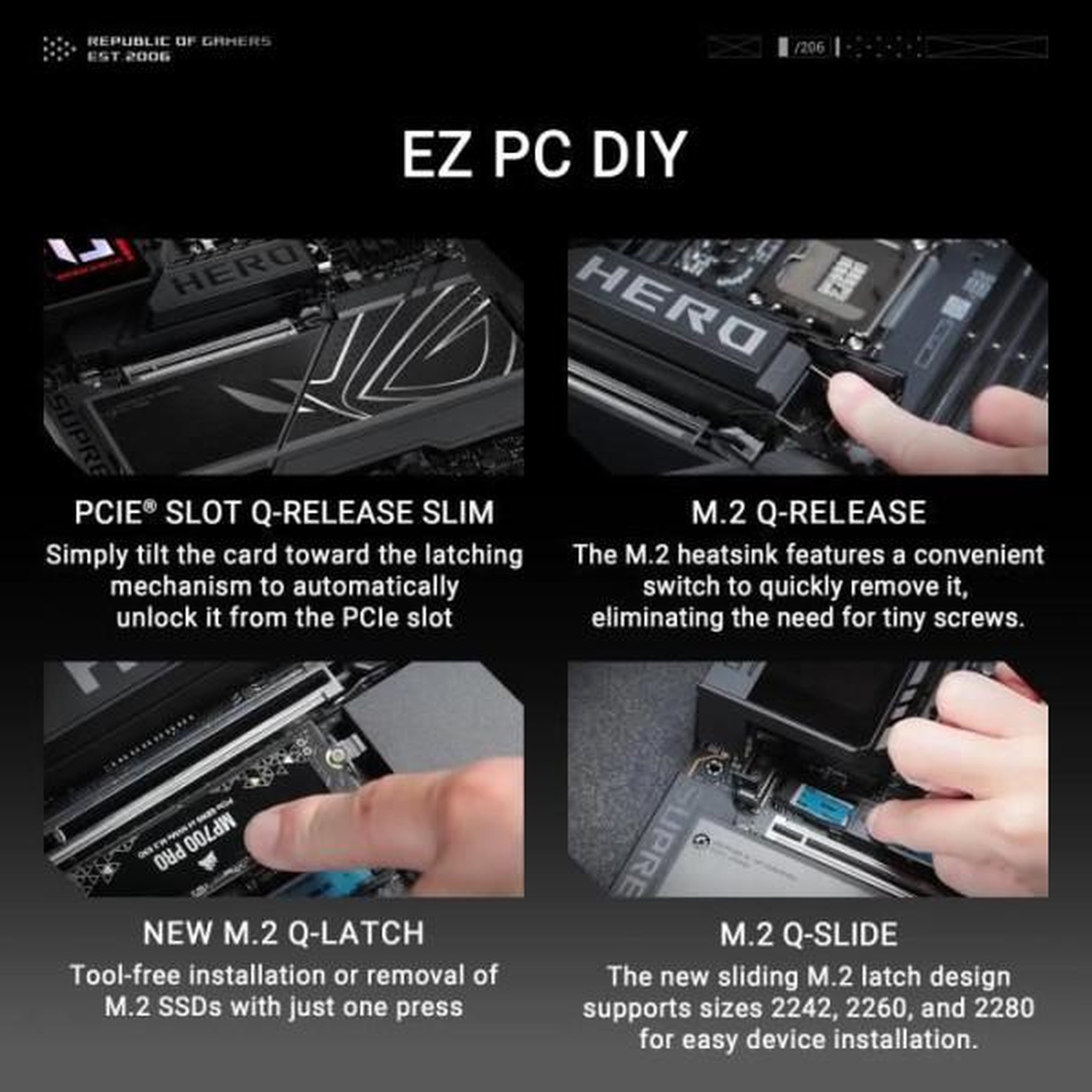 Voir la diapositive 5 : ASUS Carte mere - ASUS - MAXIMUS Z890 HERO - DDR5 - PCIe 4.0 - USB 3.2