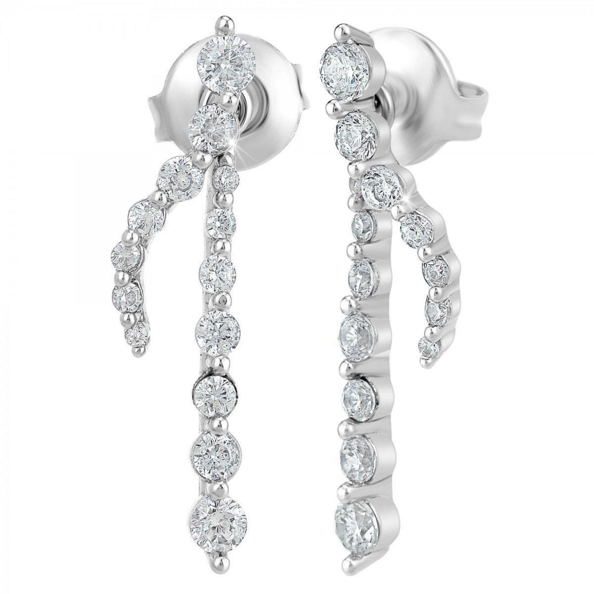 SC CRYSTAL Boucles d'oreilles par SC Crystal ornées de Zirconium