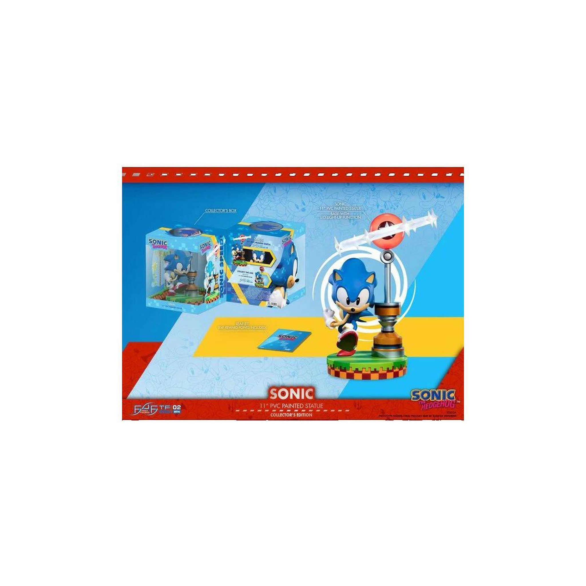 Voir la diapositive 2 : Figurine First4Figures Sonic Collector Edition 27 cm bleu