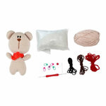 Paris Prix Kit Complet Amigurumi  Edmond l'Ourson  17cm Beige