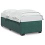 Voir la diapositive 2 : VIDAXL Cadre de lit sans matelas vert fonce 100x200 cm velours
