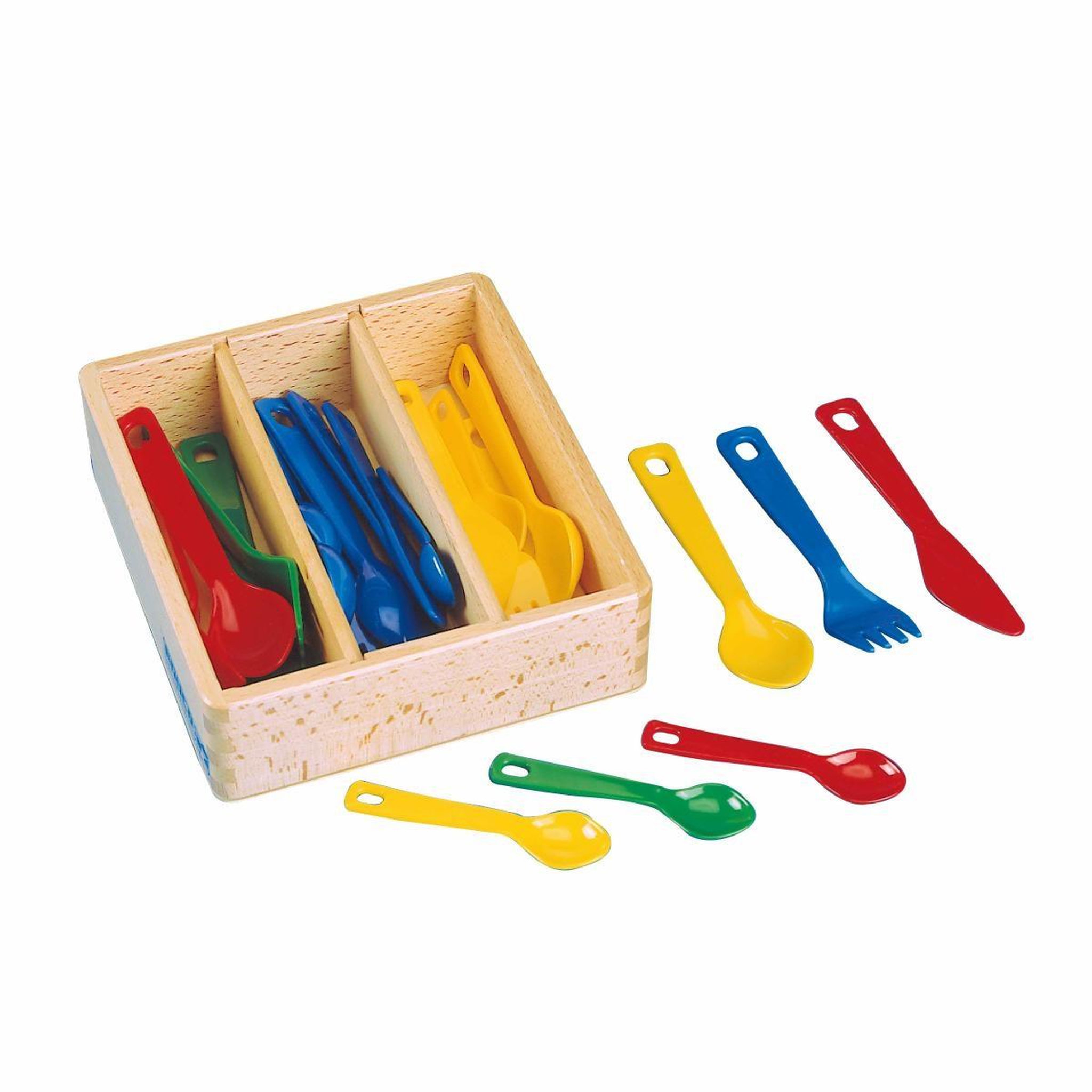 EDUCO Couverts en boîte — ensemble de 24 pièces