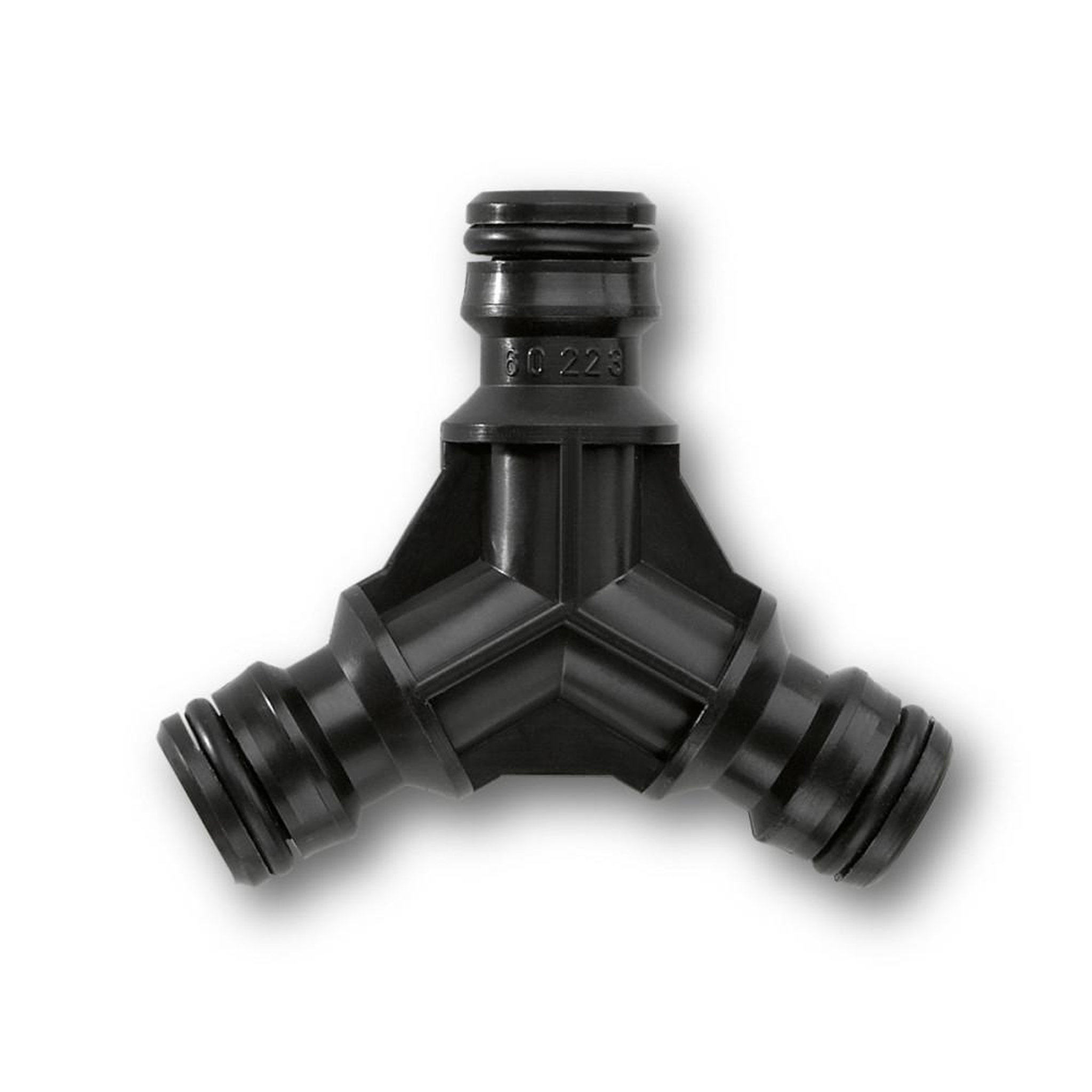 KÄRCHER Connecteur 3 voies kärcher en plastique noir pour raccordement de tuyaux
