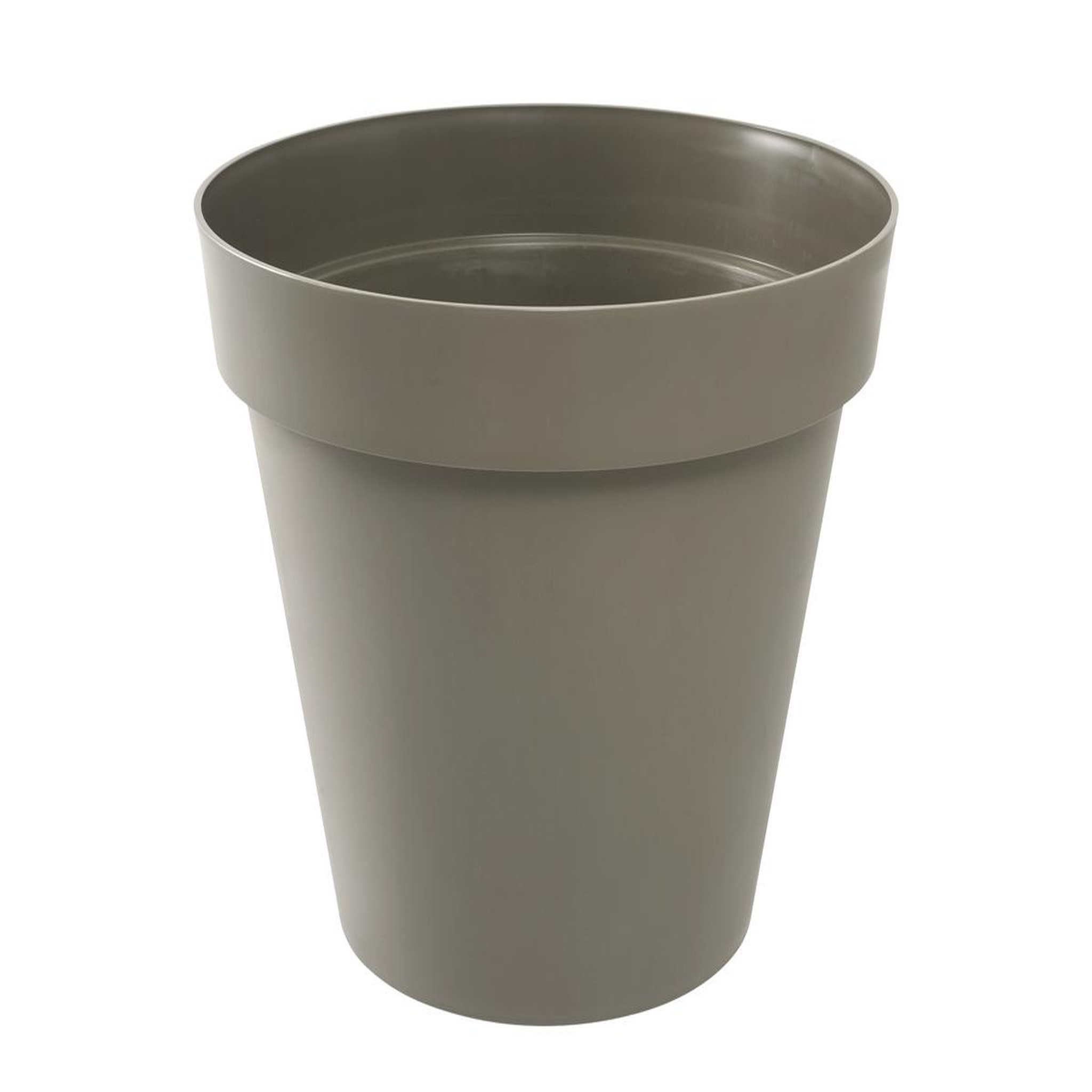 Eda Pot de fleur rond Toscane Ø 48 x H.40 cm -Taupe - Eda