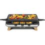 Voir la diapositive 3 : TEFAL Raclette Gourmet Grill Plancha RE610D12