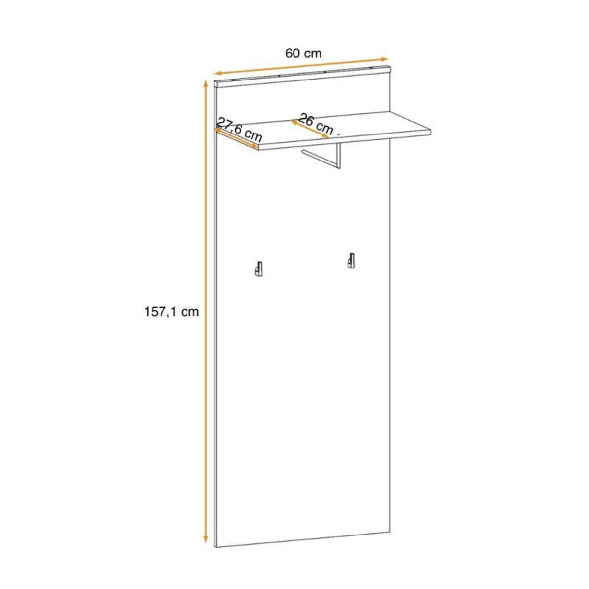 Paris Prix Aménagement Dressing  Armario  157cm Chêne