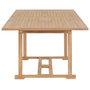 Voir la diapositive 5 : VIDAXL Table extensible de jardin 180-280x100x75 cm Teck solide