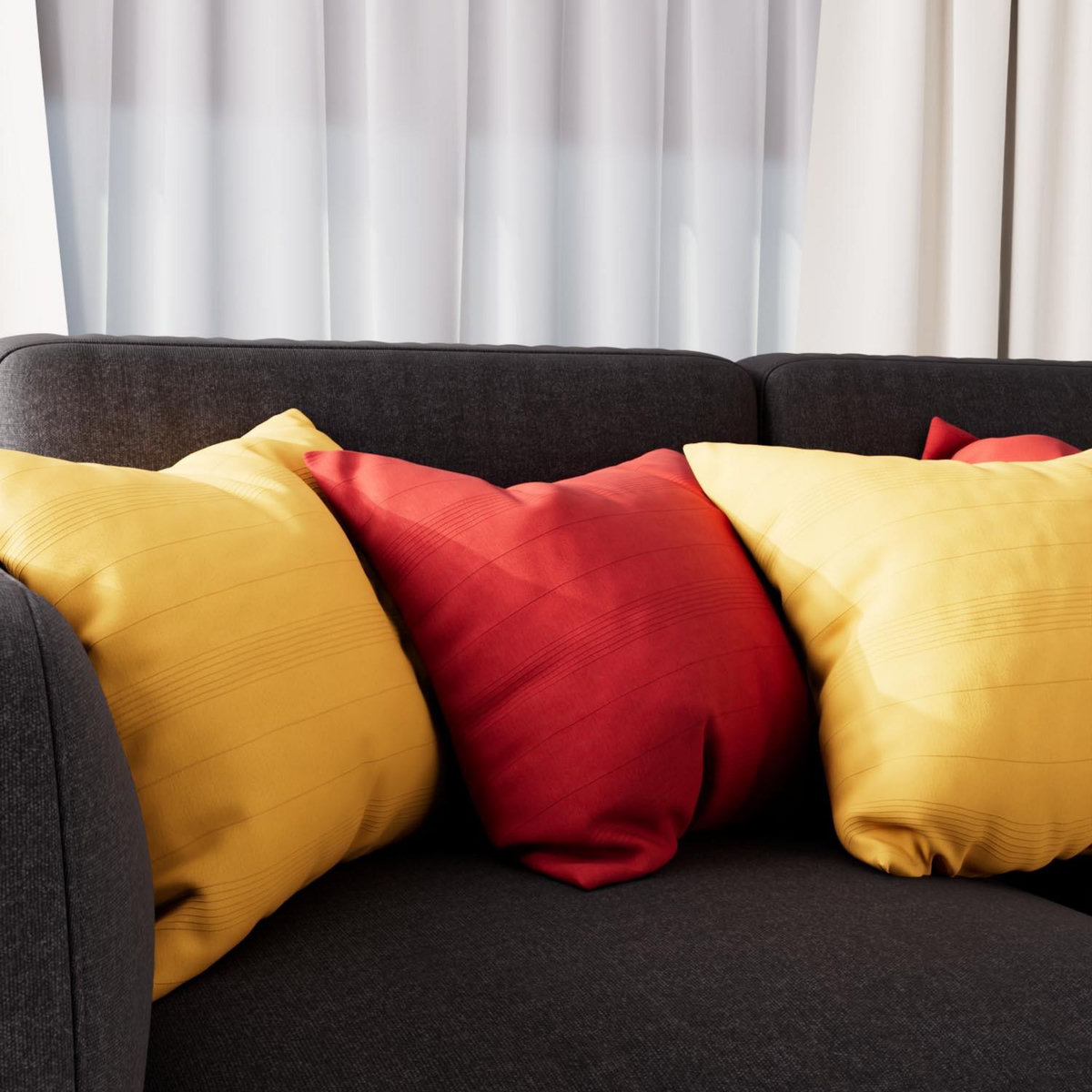 SOLEIL D'OCRE Housse de coussin ADELE, par Soleil d'Ocre