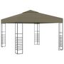Voir la diapositive 3 : VIDAXL Chapiteau avec guirlande lumineuse a LED 3x3 m Taupe