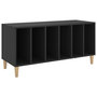 Voir la diapositive 2 : VIDAXL Armoire a disques noir 100x38x48 cm bois d'ingenierie