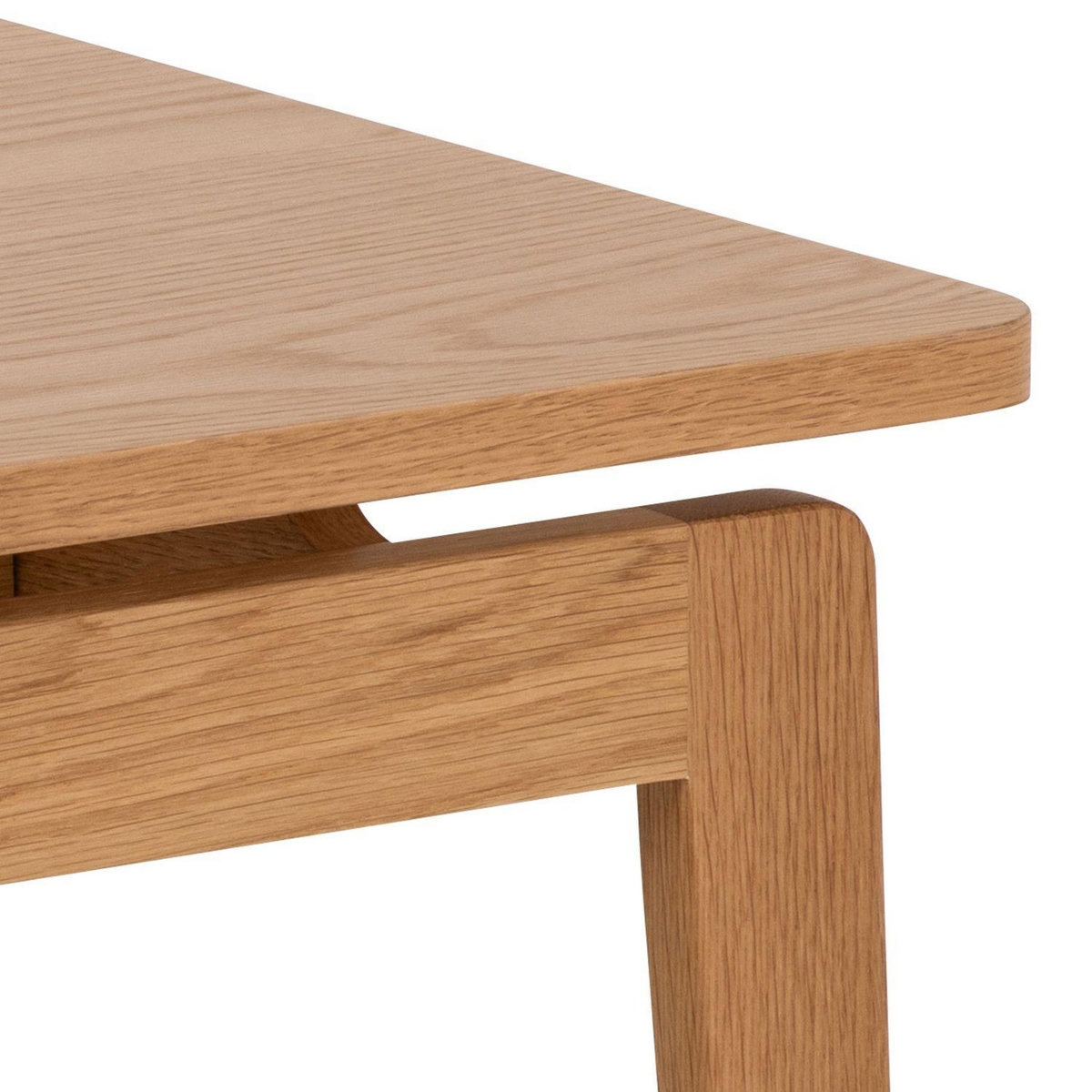 TOILINUX Table basse carrée en chêne AREN - Marron