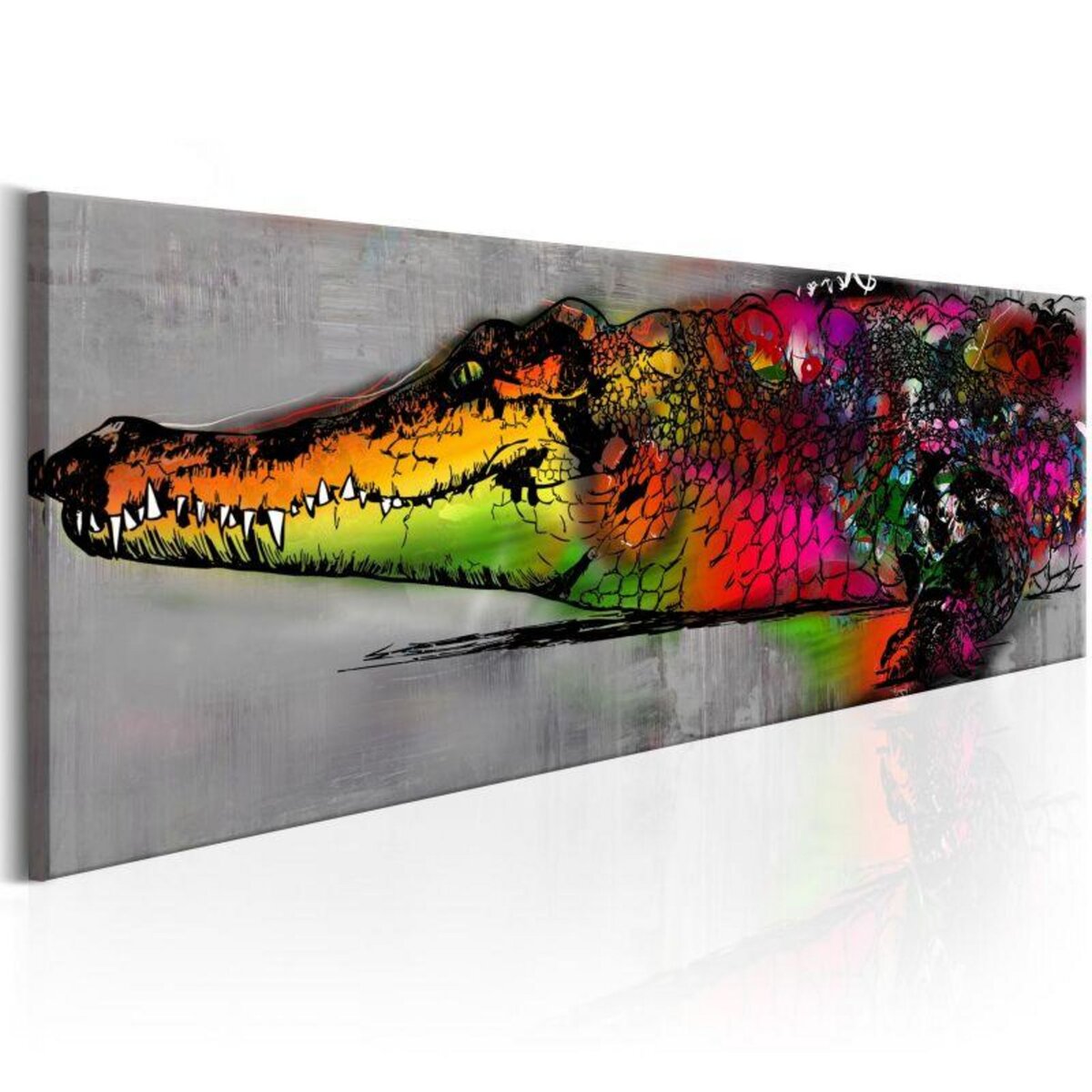 Paris Prix Tableau Imprimé  Colourful Alligator 