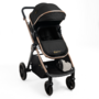 Voir la diapositive 3 : BEBELISSIMO Bebelissimo - Poussette transformable - combinée - 2 en 1 - poids 0-22kg - IRIS- noir
