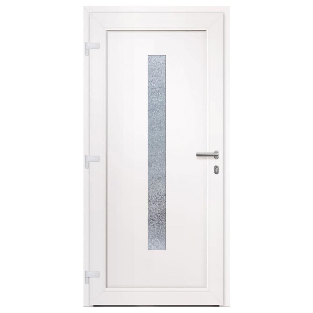 VIDAXL Porte d'entree anthracite 98x208 cm PVC