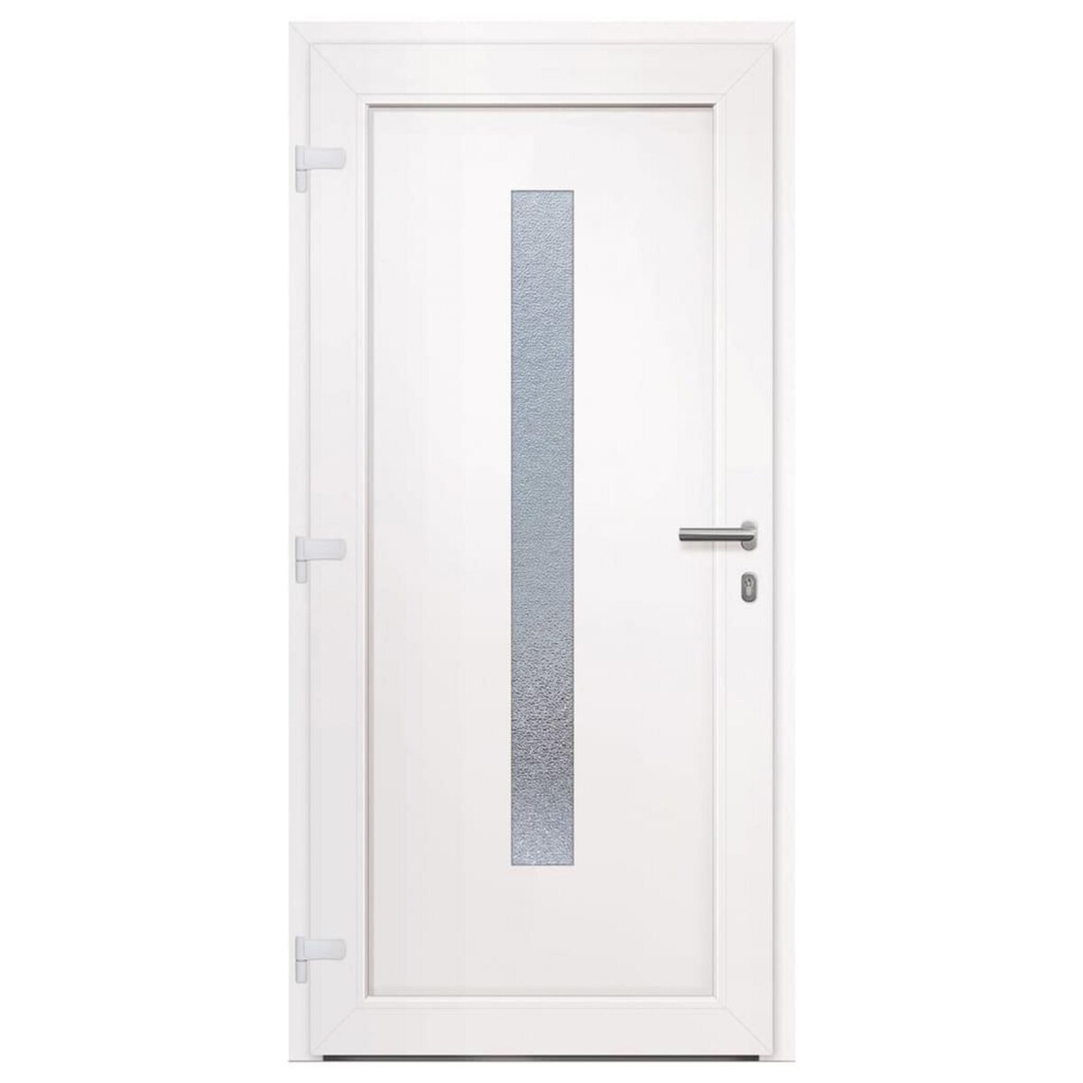VIDAXL Porte d'entree anthracite 98x208 cm PVC