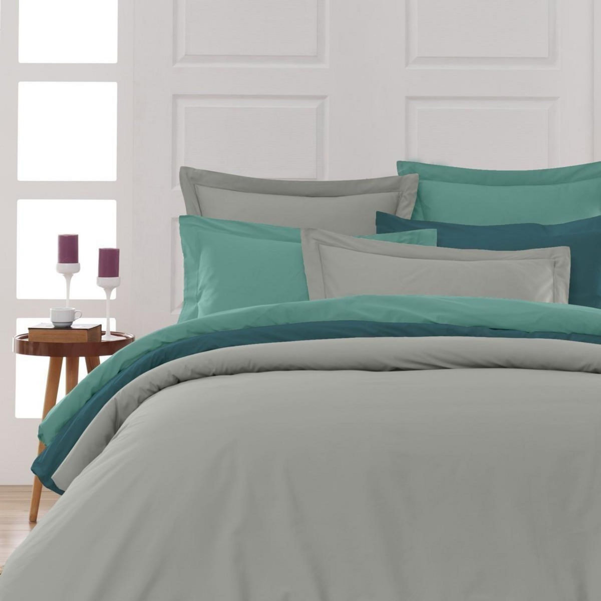 Sensei Maison Drap plat en percale de coton SOFT PERCALE