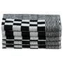 Voir la diapositive 6 : VIDAXL Ensemble de serviettes 50 pcs noir et blanc coton