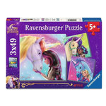 RAVENSBURGER Puzzle 3x49 pieces - Magie et amitie Unicorn Academy