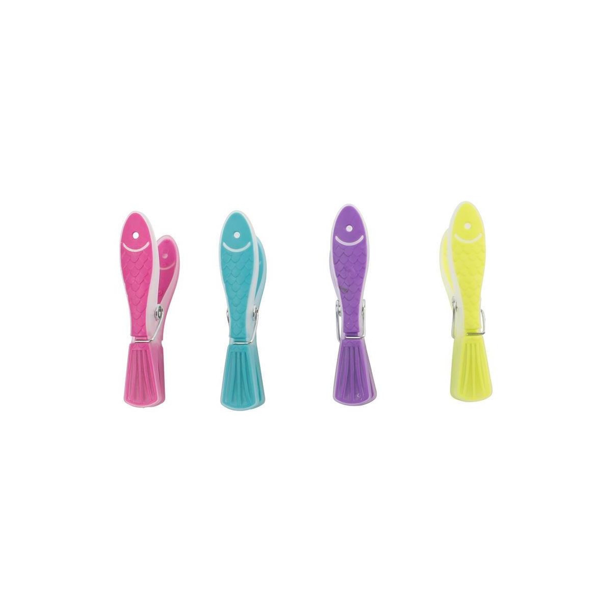Je cherche une idee Lot de 18 pinces à linge  poisson  8cm multicolore