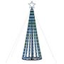 Voir la diapositive 4 : VIDAXL Sapin de Noël à LED 275 LED bleu 180 cm