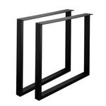 CENTRALE BRICO Pied de table linéaire, 710x780, noir