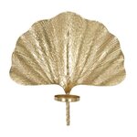 Paris Prix Bougeoir Mural Design en Métal  Leaf  41cm Or