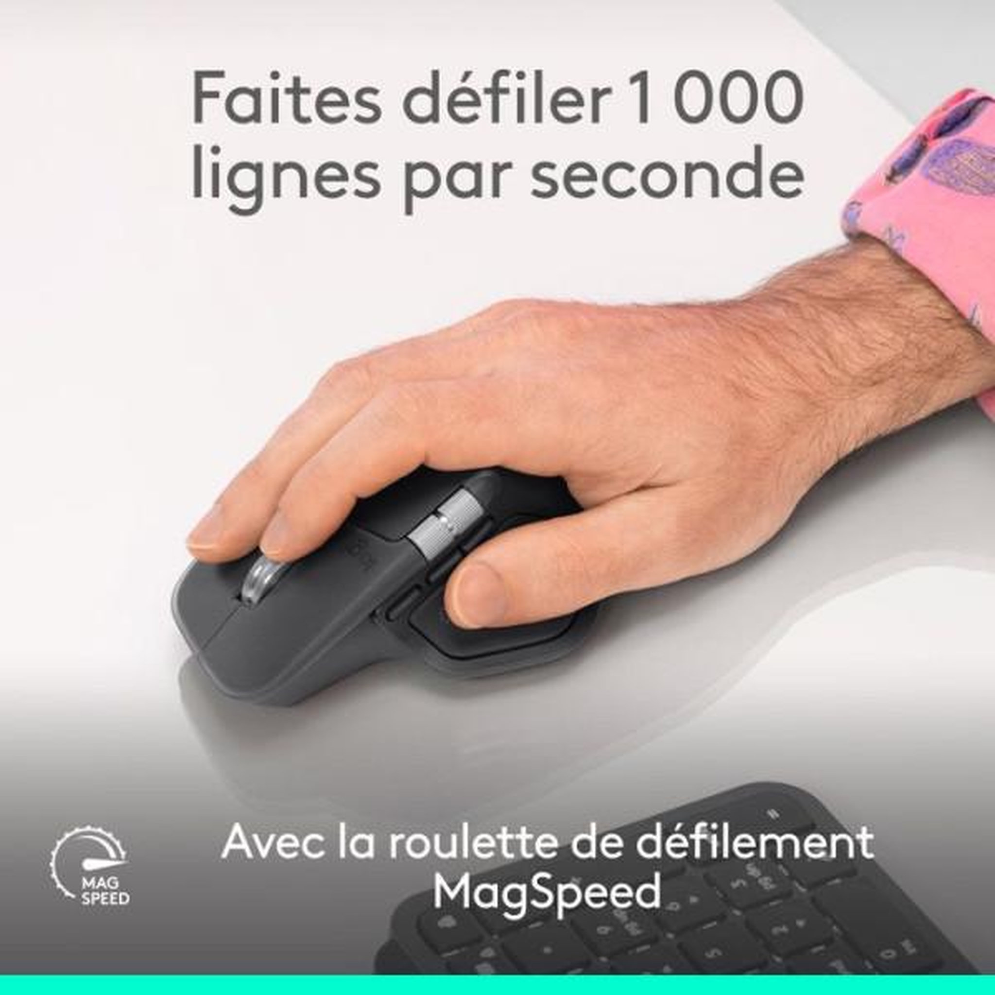 Voir la diapositive 5 : Logitech Logitech mx master 4 souris bureau droitier rf sans fil + bluetooth laser 8000 dpi