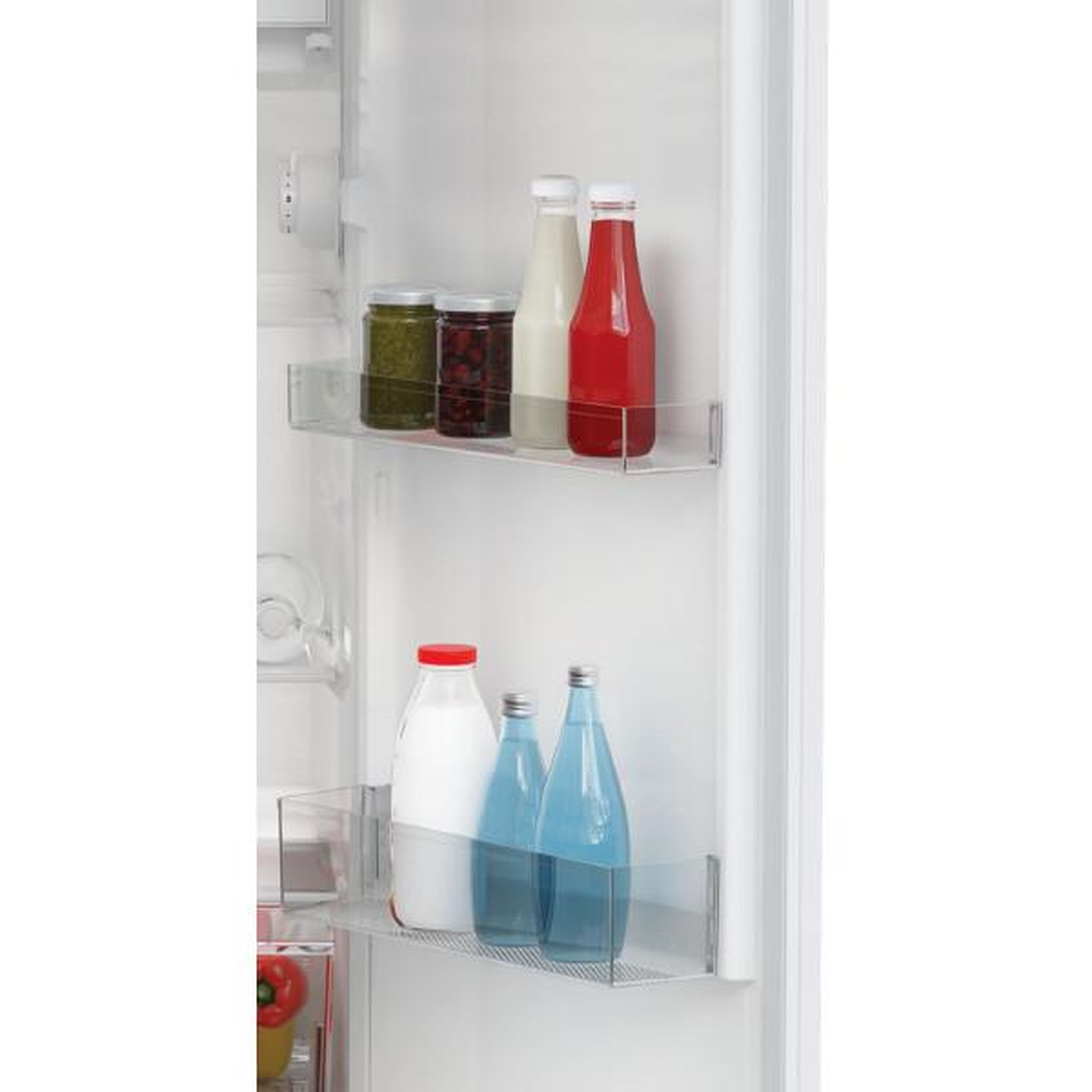 Voir la diapositive 5 : Indesit Réfrigérateur 1 porte intégrable à glissières 175l - sins2211b4