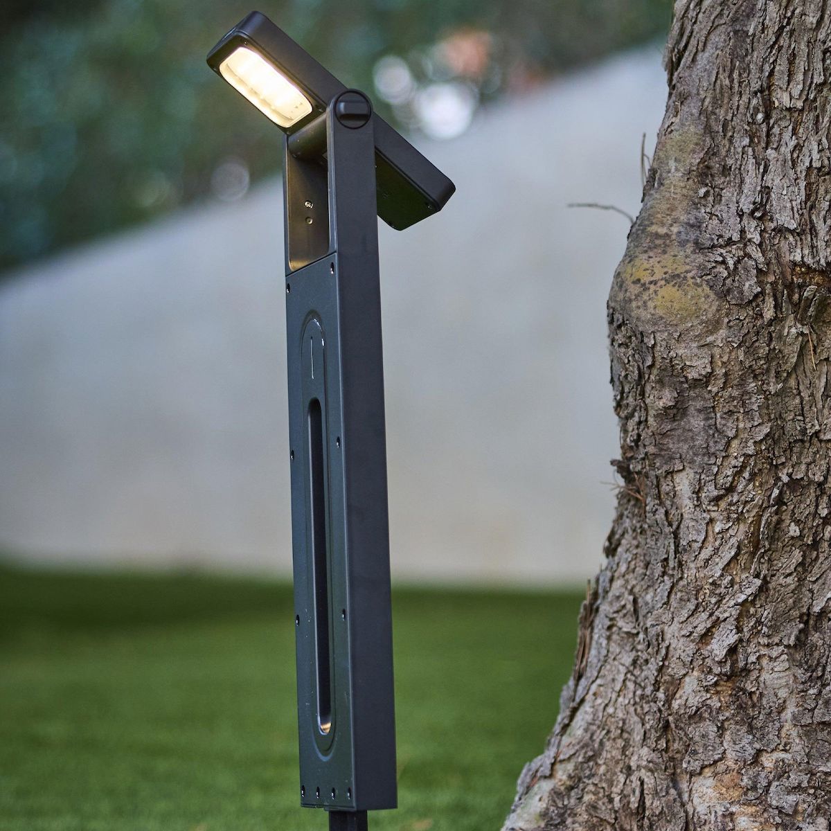 Lumisky Lot de 2 balises solaires BRITY Noir ABS H49cm