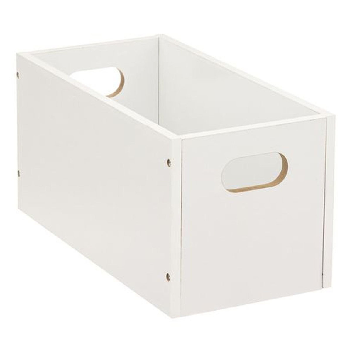 TOILINUX Lot de 6 Boîtes de rangement rectangulaire en MDF
